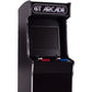 black retro arcade cabinet stand-up
