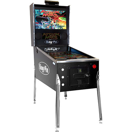 king-pin virtual pinball machine in black