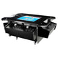 Synergy Play coffee table arcade machine in black front right profile