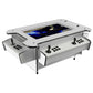 Synergy X Elite coffee table arcade machine in white front left profile