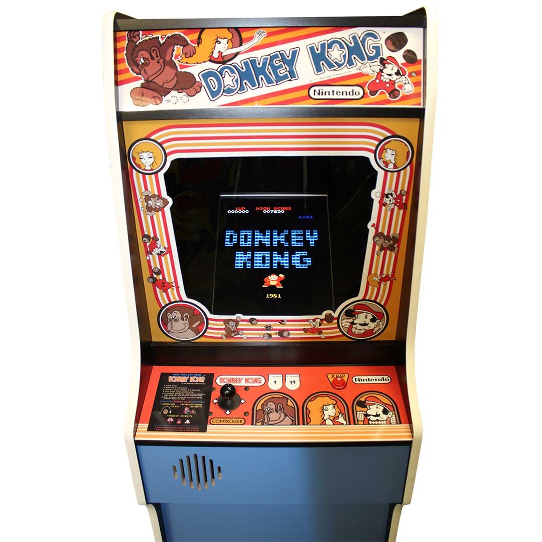 Donkey Kong Replica Jamma Cabinet from the front