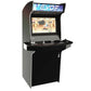 Evo Elite 4 player arcade machine in black front left profile