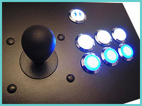 6 button Illuminated control panel