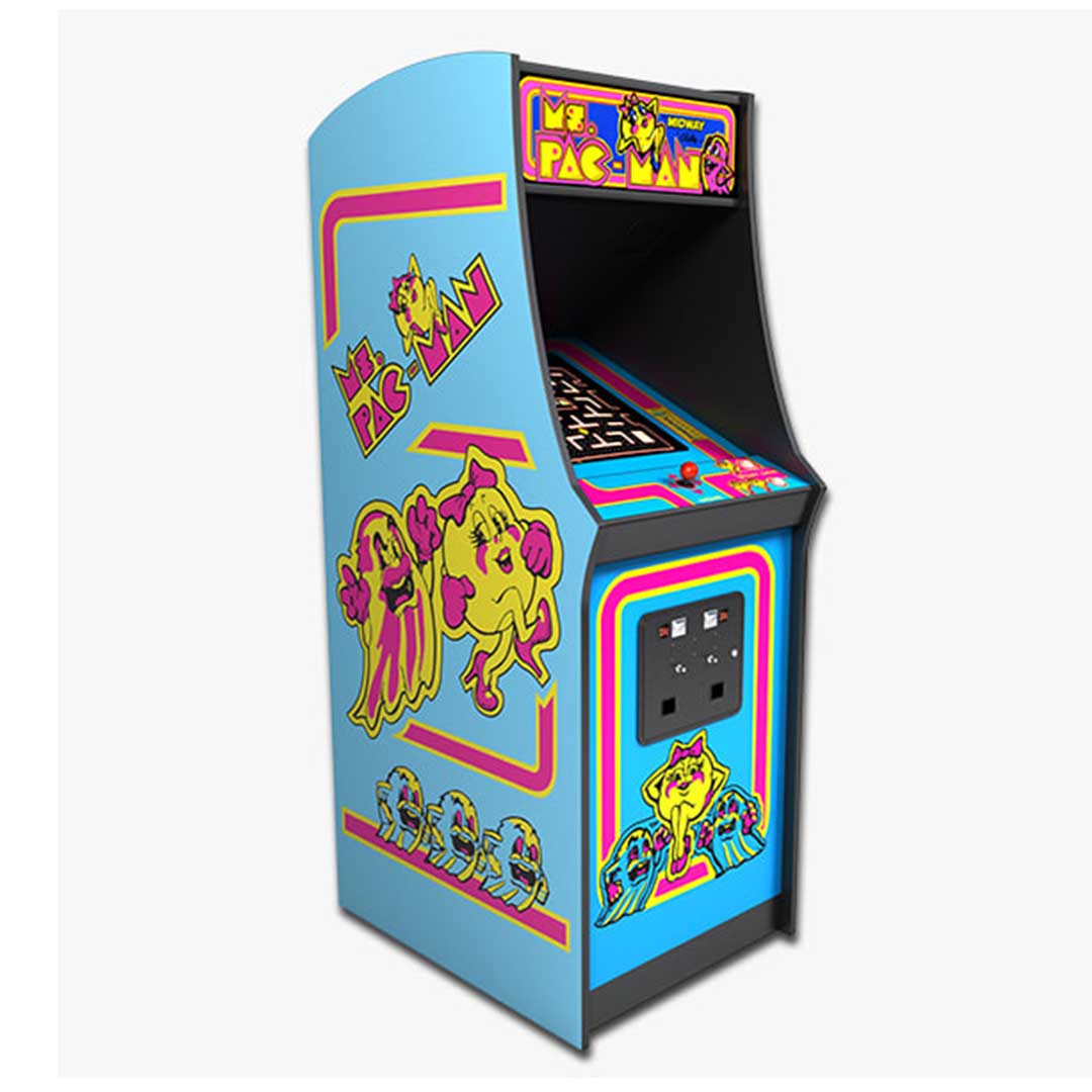 Ms. Pac-man Replica Jamma Cabinet from the left