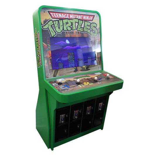 Teanage Mutant Ninja Turtles 4 Player Nu-Gen Stand-up Jamma Cabinet from the left