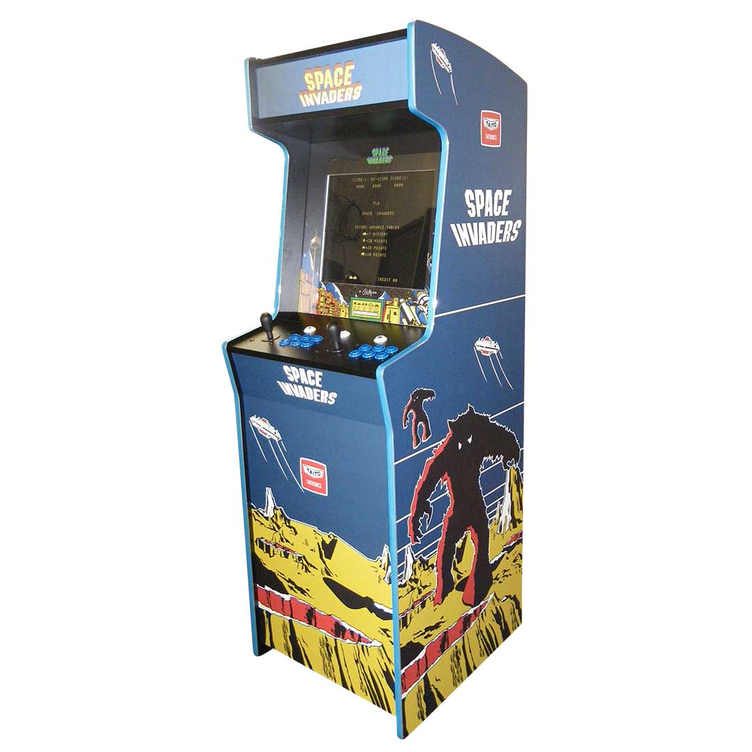 Space Invaders Jamma Cabinet from the right